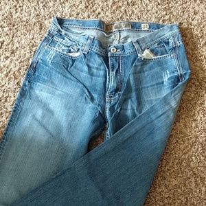 Men' Buckle Jeans